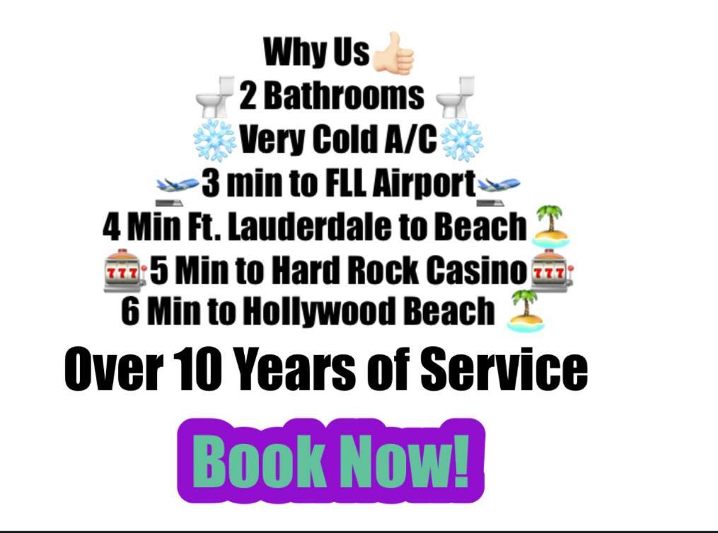 Airport Bunk House Free - Wifi - Parking - Coffee- Long Term Welcome Fort Lauderdale Bagian luar foto